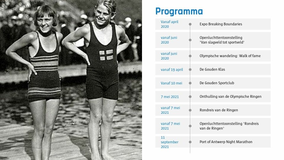 Programma Olympische Spelen 2020