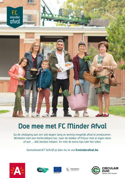 Poster of 'Minder Afval'.