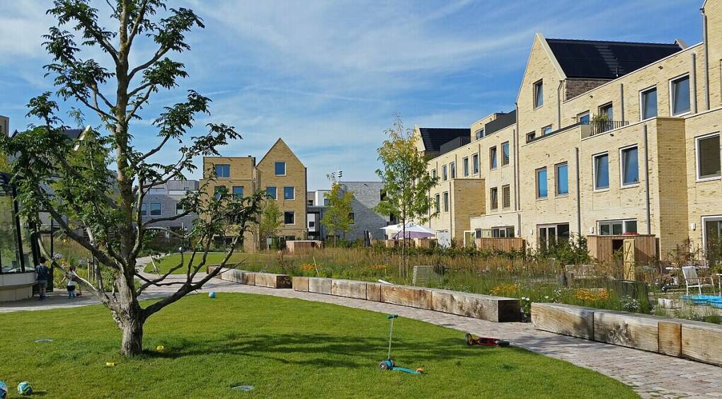 Referentiebeeld van de beoogde architectuur voor Nieuw Feithenhof