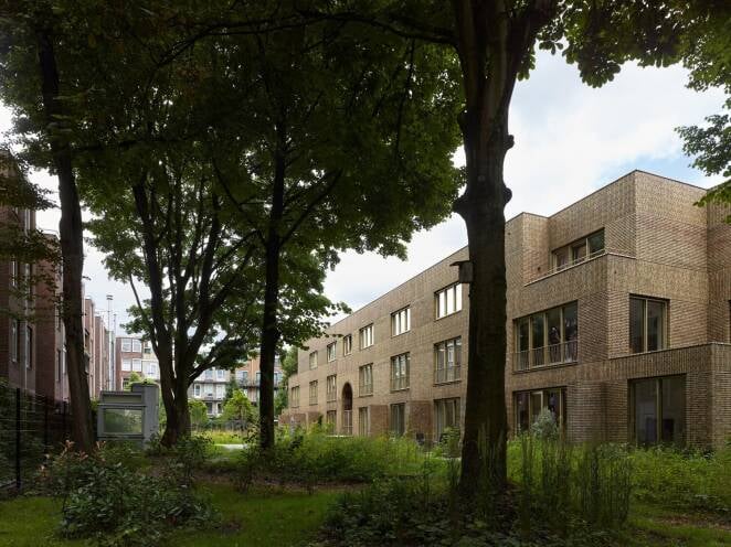 Referentiebeeld van de beoogde architectuur voor Nieuw Feithenhof