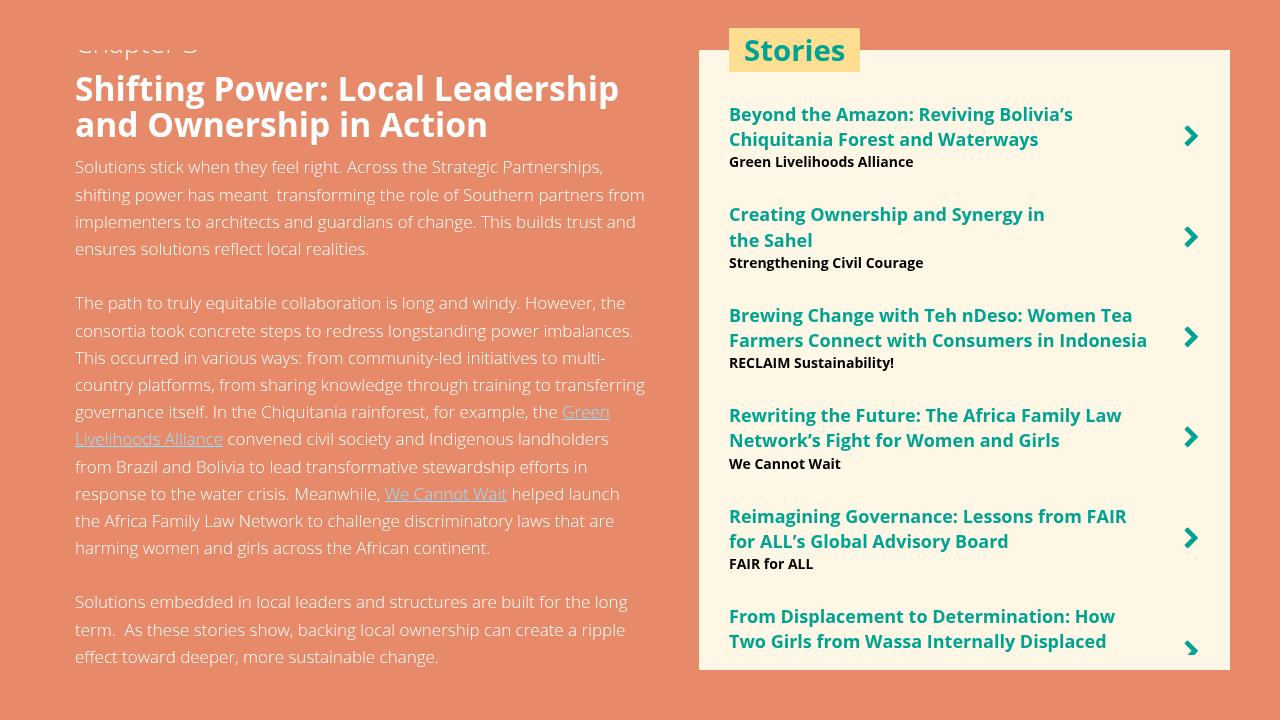 Chapter 3: Shifting Power: Local Leadership and Ownership in Action ...