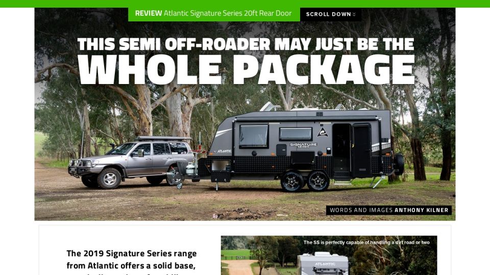 Atlantic Signature Series 20 Rear Door Review Rv Daily Issue 041