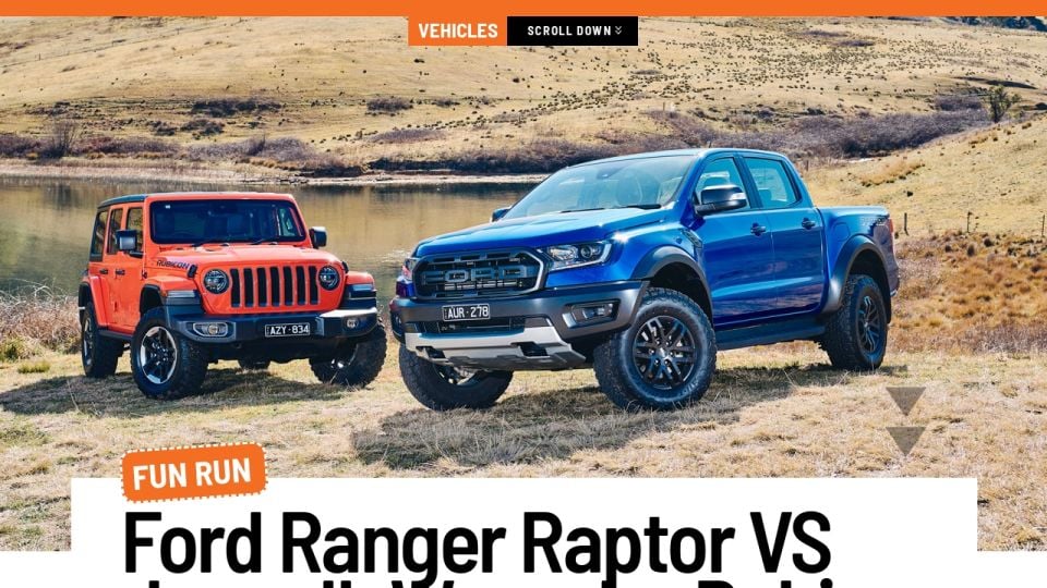 Fun run: Ford Ranger Raptor VS JL Jeep Wrangler Rubicon - Unsealed 4X4 -  Issue 068