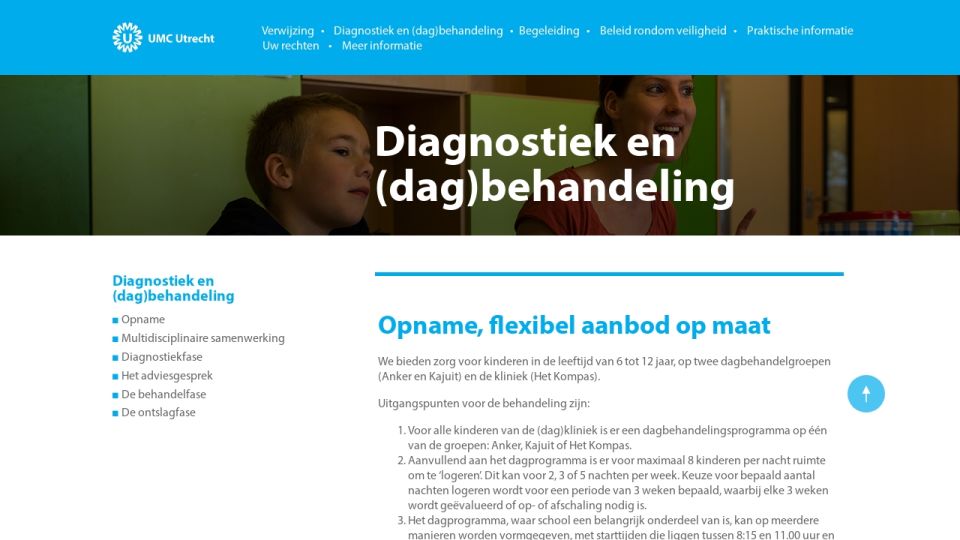 Diagnostiek en (dag)behandeling Klinische behandeling