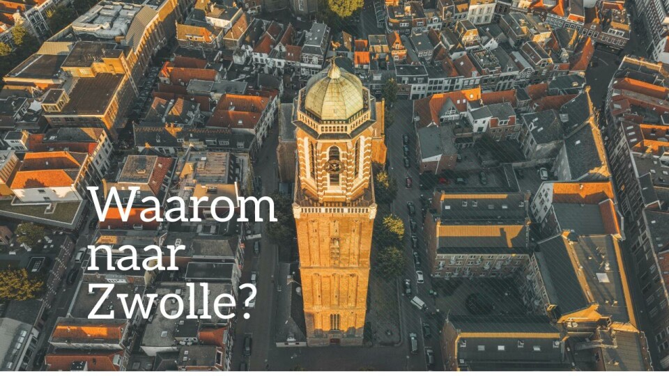Waarom naar Zwolle - Zwolle congresbureau