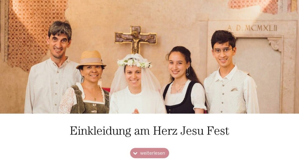 A-Einkleidung Am Herz Jesu Fest - MB - August 2023 Österreich