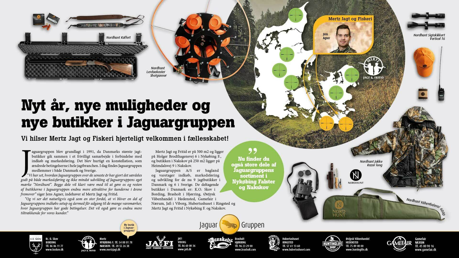 Forsøg Fascinate reductor Ny butik i Jaguar Gruppen - Mit Jagtblad nr. 01-22