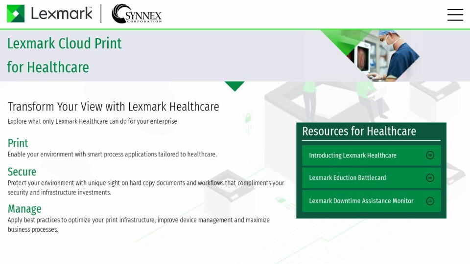 lexmark cloud