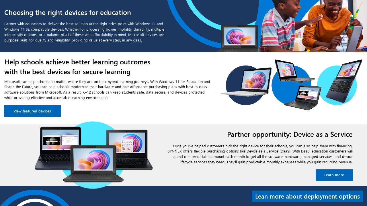 Devices for Education - Microsoft Education Partner Marketing Guide