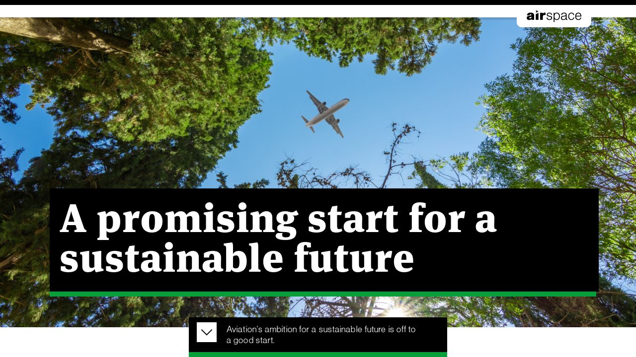 A promising start for a sustainable future - CANSO Airspace 50, 2021