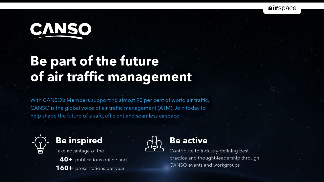 Become a member - CANSO Airspace 51, 2021