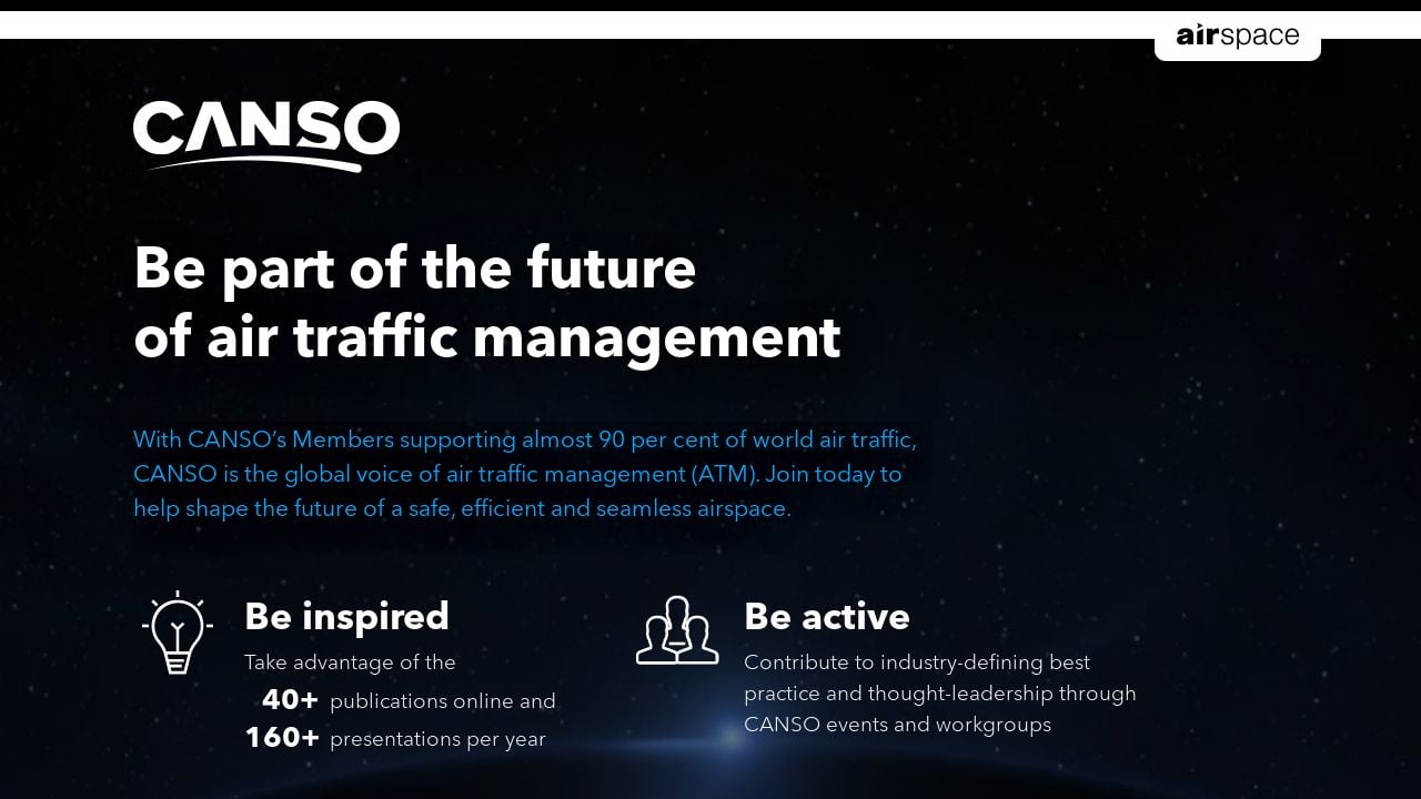 Become a member - CANSO Airspace 52, 2022