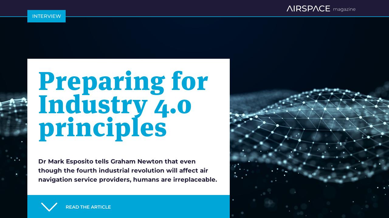 Preparing for Industry 40 principles - CANSO Airspace Magazine 60, 2024