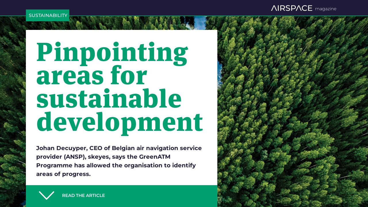 Pinpointing areas for sustainable development - CANSO Airspace Magazine ...