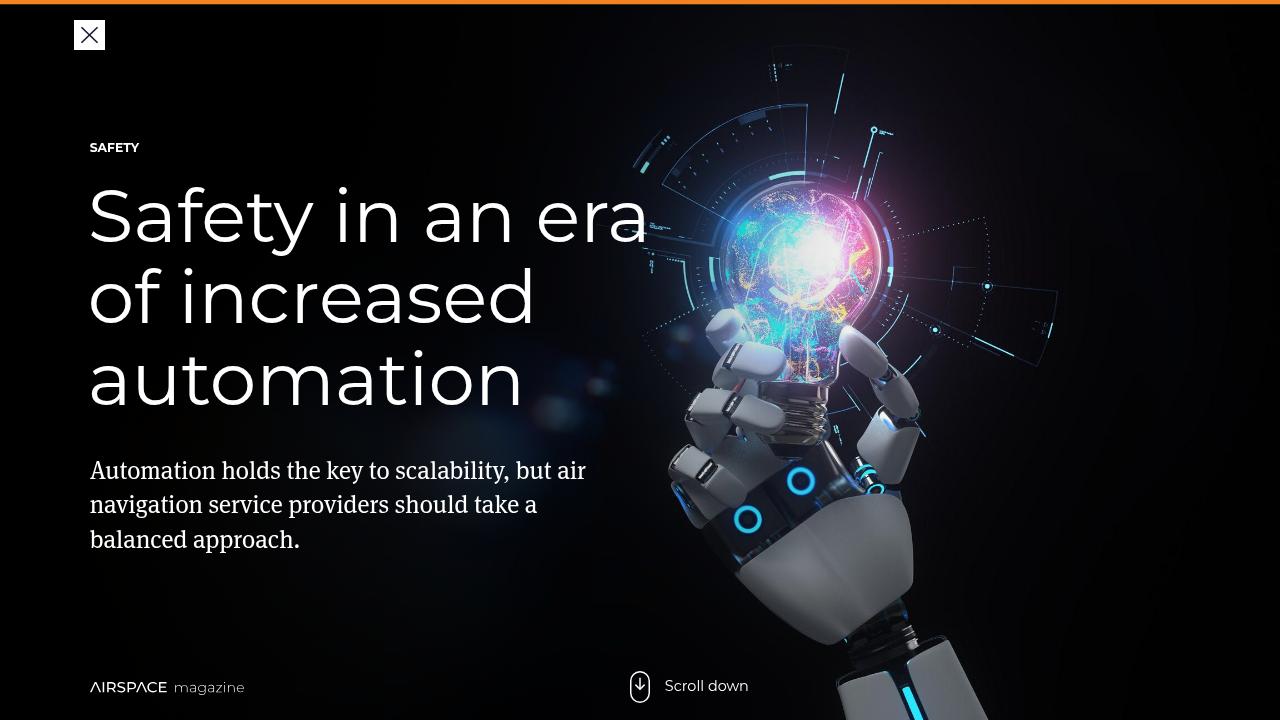 Safety in an era of increased automation - CANSO Airspace Magazine 64, 2025