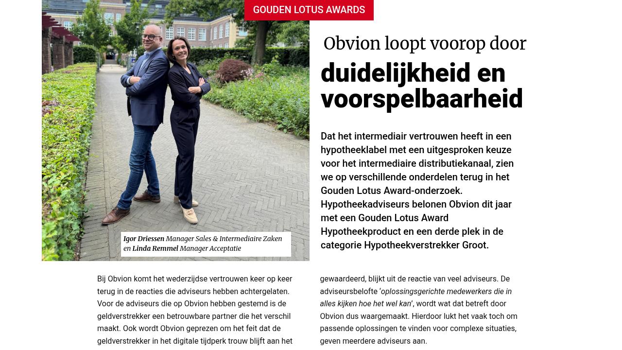 Obvion Obvion - eInFinance juni 2025