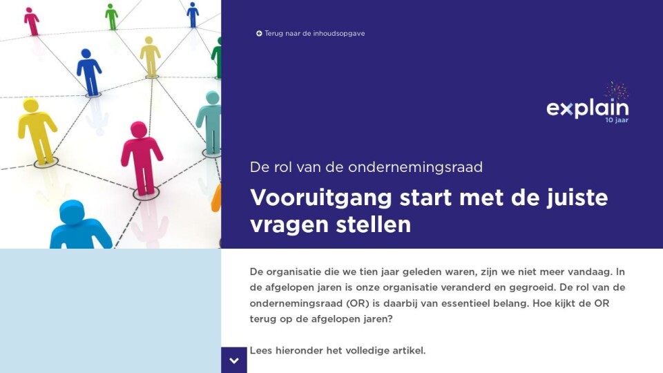 OR Vooruitgang begint met de juiste vragen stellen 🎉 - Jubileumeditie