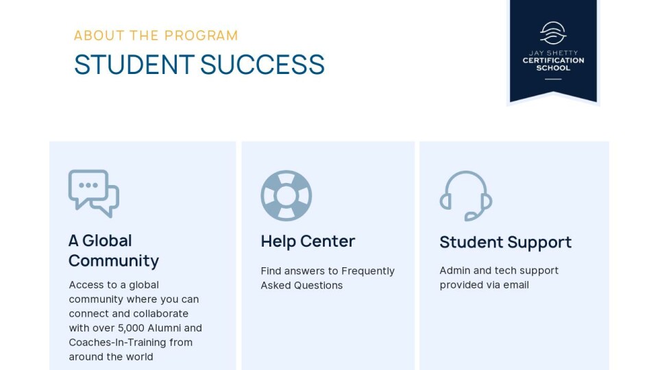 Jay Shetty Certification School Brochure Jay Shetty Certification School Brochure