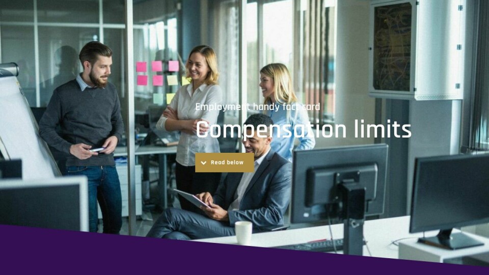 Compensation limits Handyfactcard