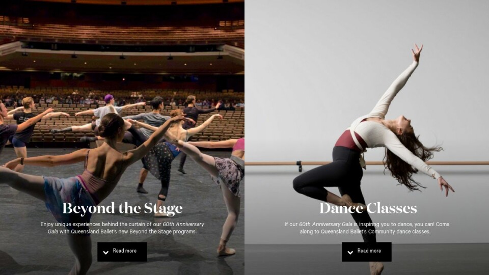 Queensland Ballet 60th Anniversary Gala Program