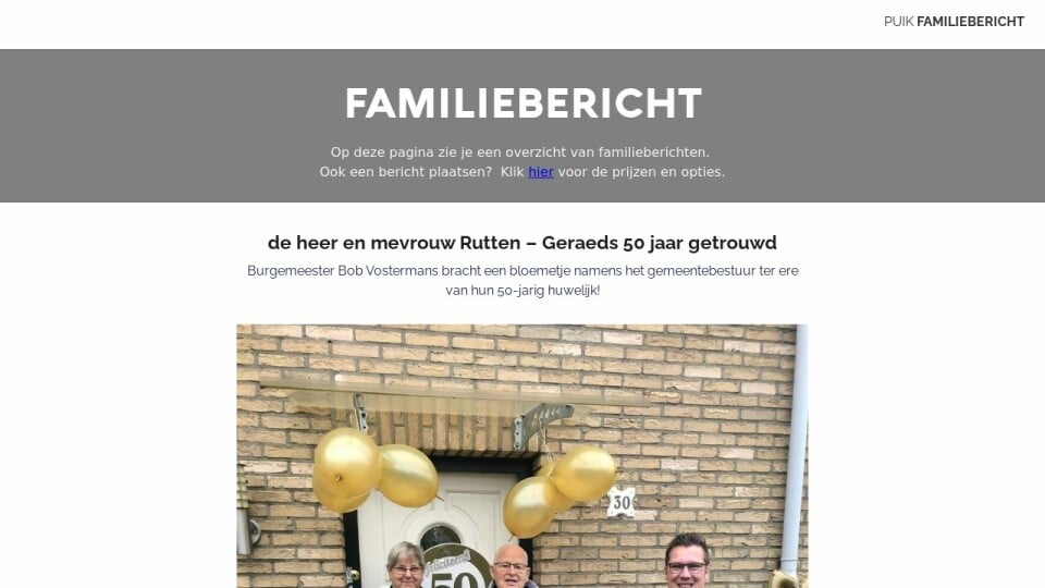 FAMILIEBERICHT