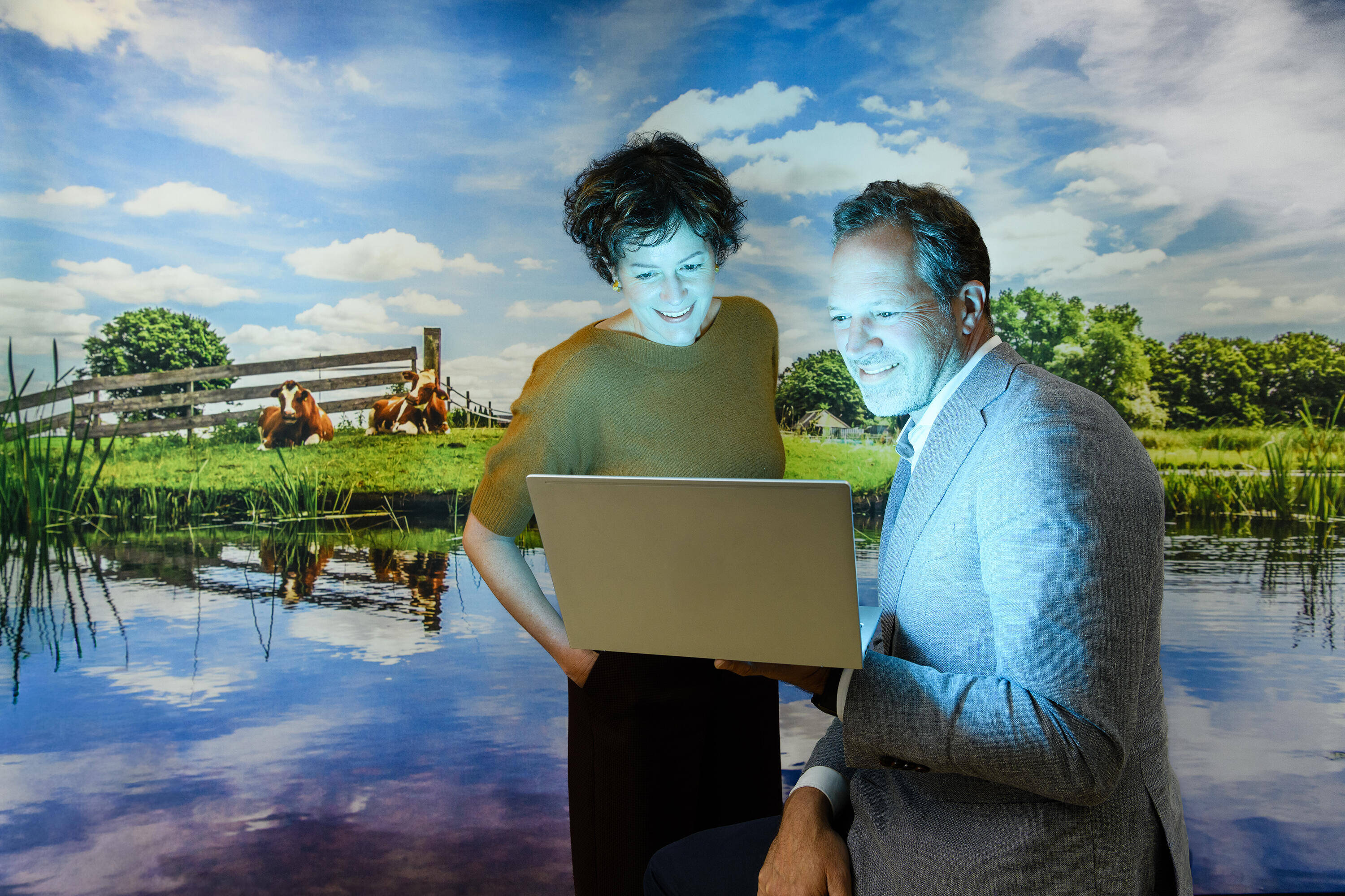 AI interpretatie van een zuivering van de toekomst