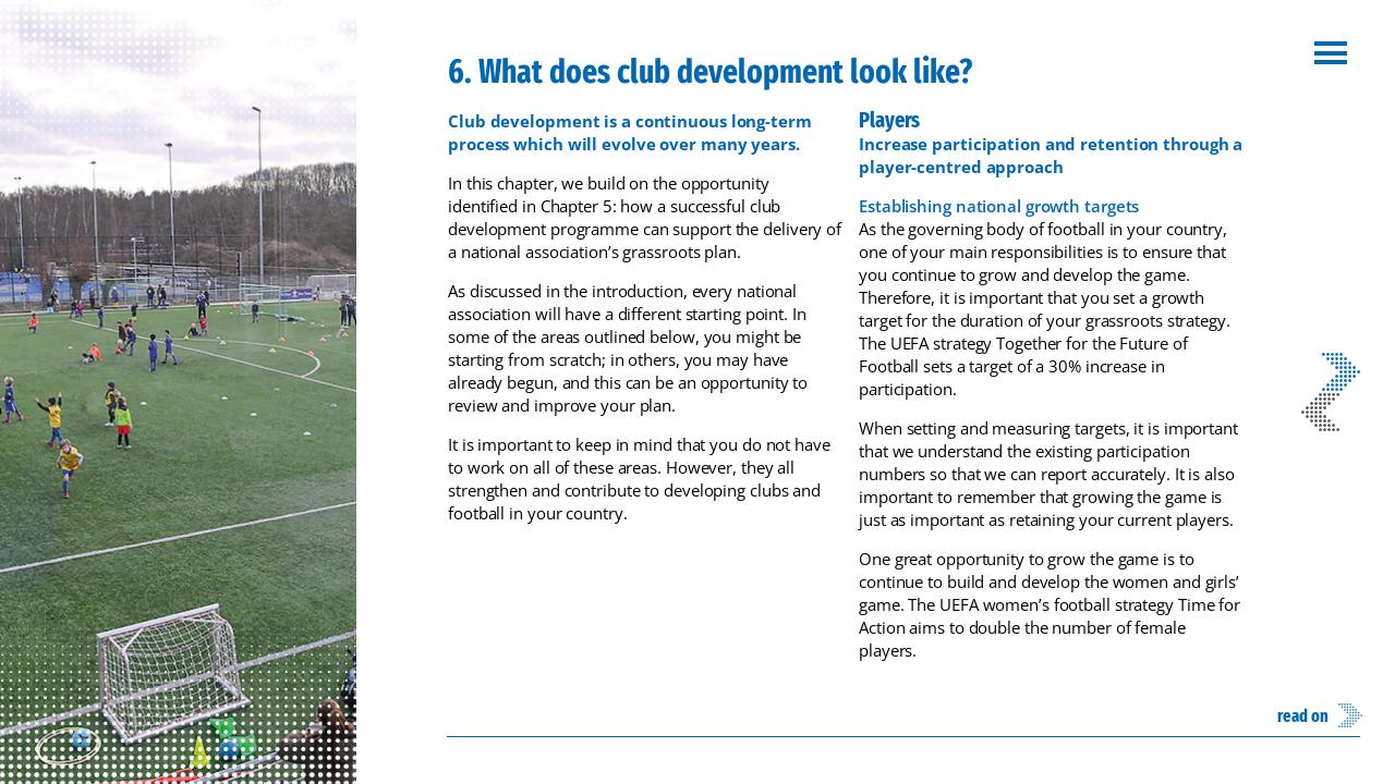 What does club development look like - UEFA