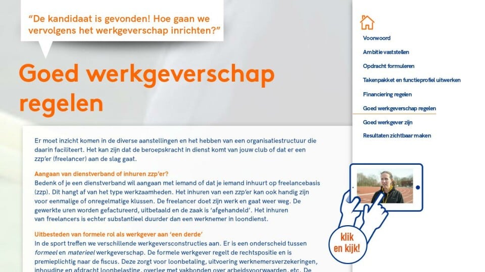 Goed Werkgeverschap Regelen - Toolkit Professionalisering Sportclubs En ...