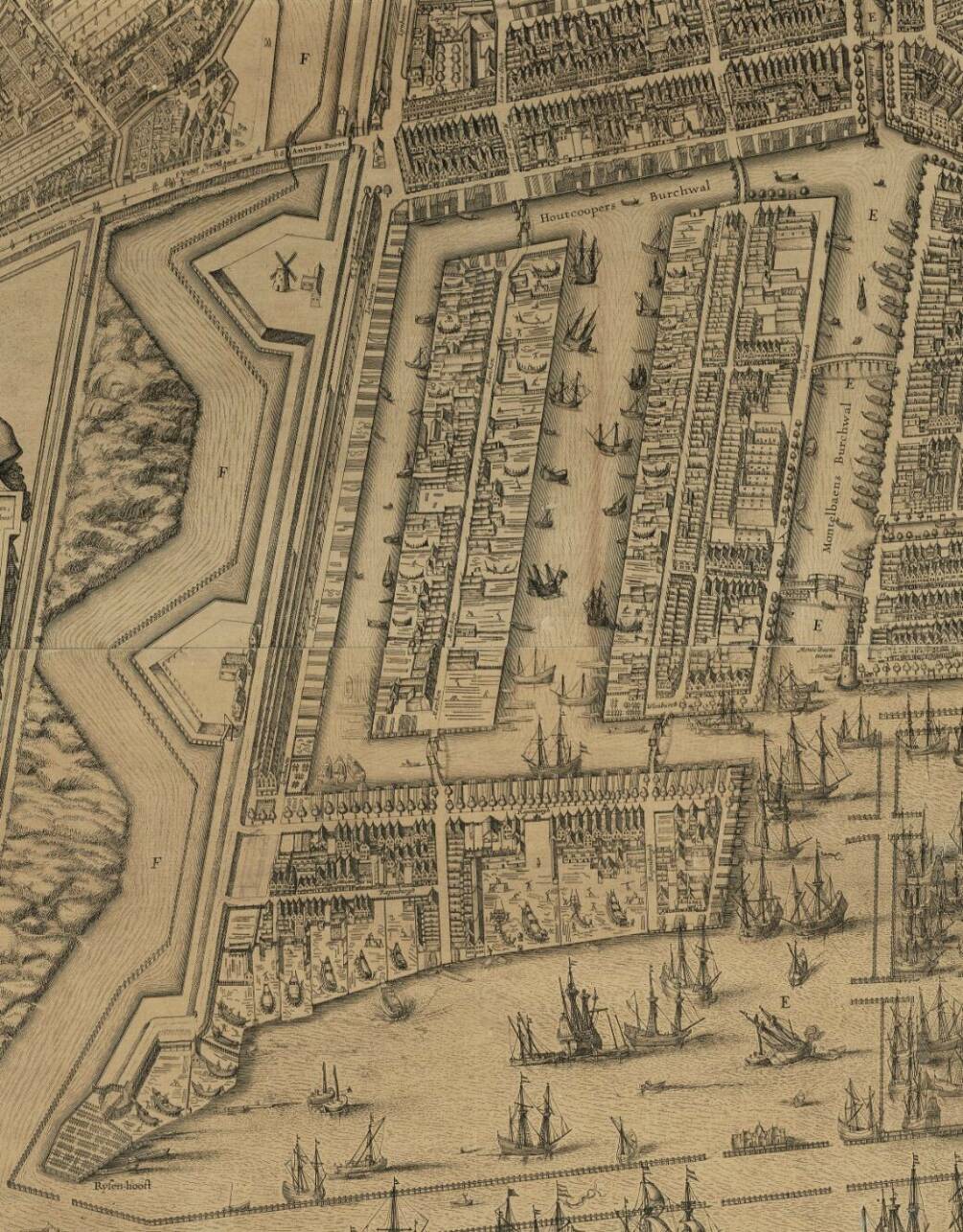 Oude kaart van Uilenburg