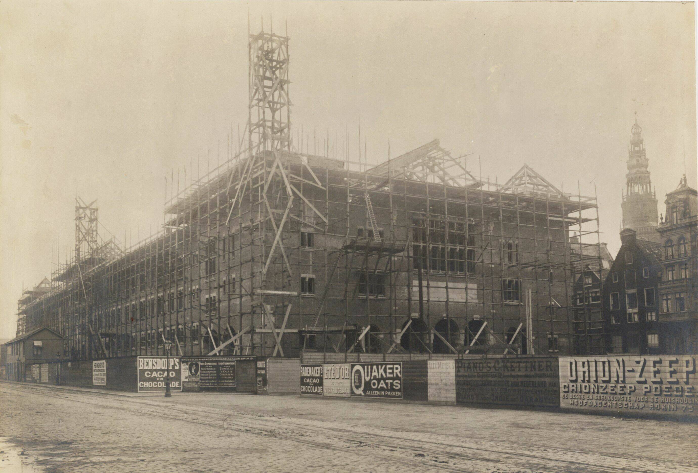 Koopmansbeurs (Beurs van Berlage) in aanbouw (1900)
Foto: Stadsarchief
