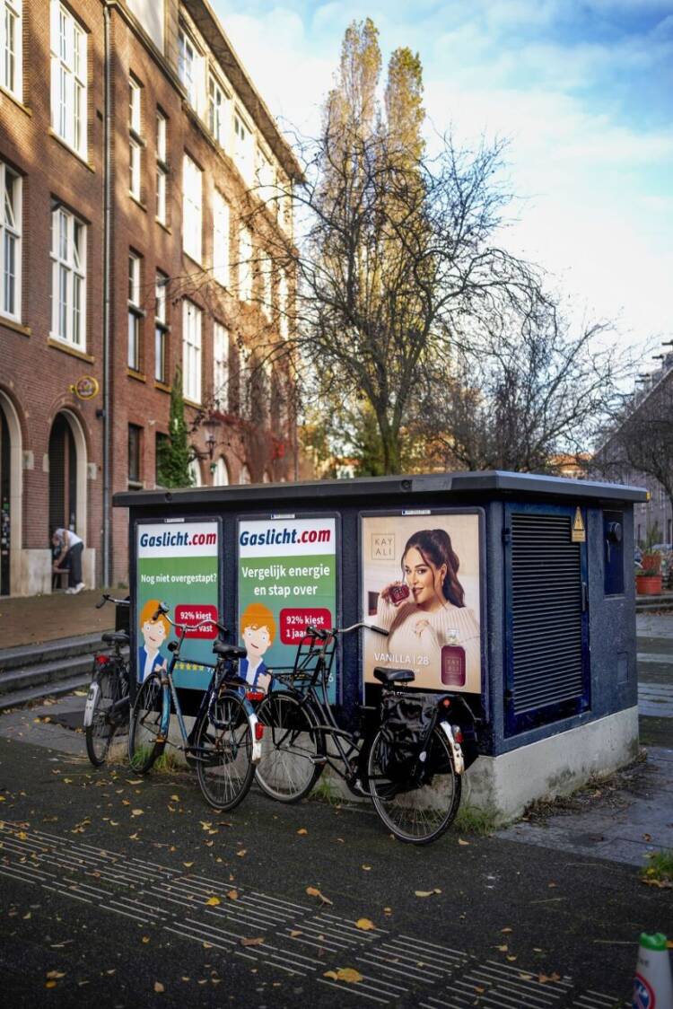 Elektriciteitshuisje op het Timorplein.