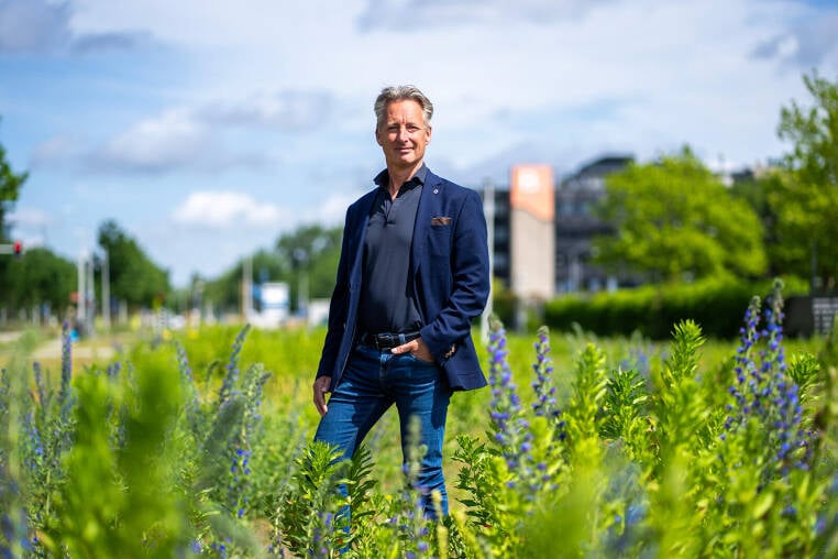 Rob Klinkert in het open veld
