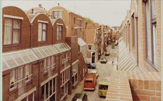 Koopmansbeurs (Beurs van Berlage) in aanbouw (1900)