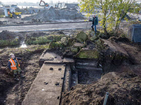 Koopmansbeurs (Beurs van Berlage) in aanbouw (1900)