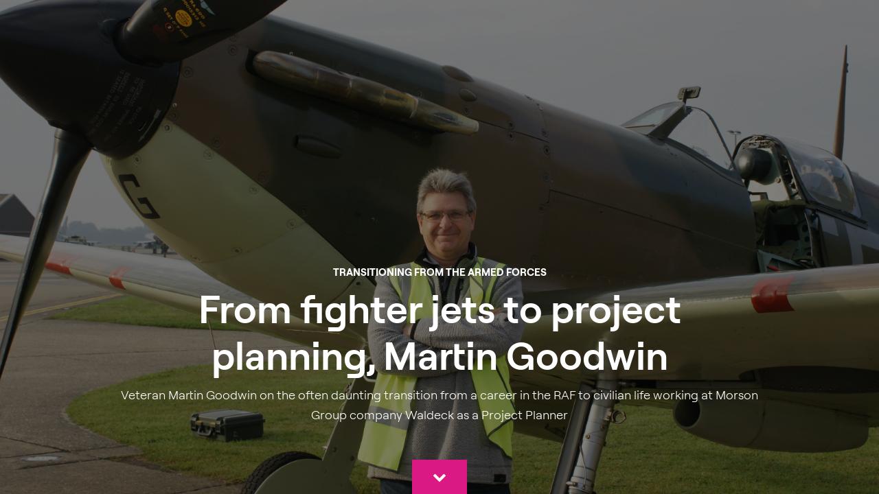 From fighter jets to project planning Veteran Martin Goodwin ...