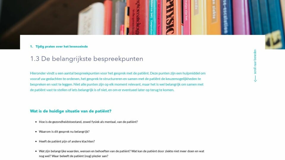 De Belangrijkste Bespreekpunten Knmg Tijdig Praten Over Het Levenseinde