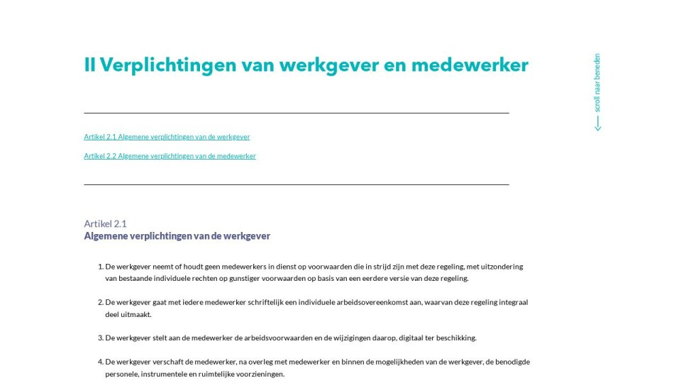 II Verplichtingen Van Werkgever En Medewerker - KNMG Arbeidsvoorwaarden