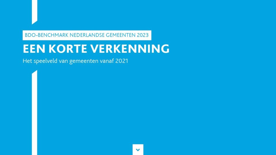 Verkenning - 2023 Benchmark Gemeenten