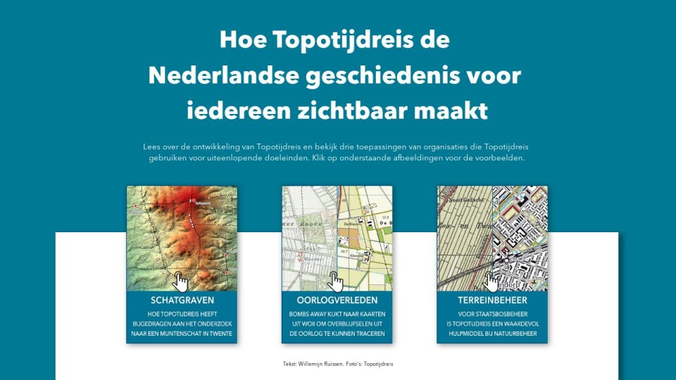 Hoe Topotijdreis de Nederlandse geschiedenis voor iedereen inzichtelijk