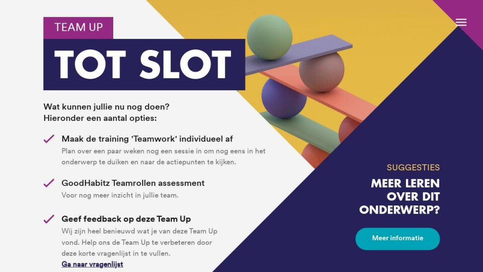 Tot Slot 0106 Nl Nl Teamwork Team Up Presentatie 