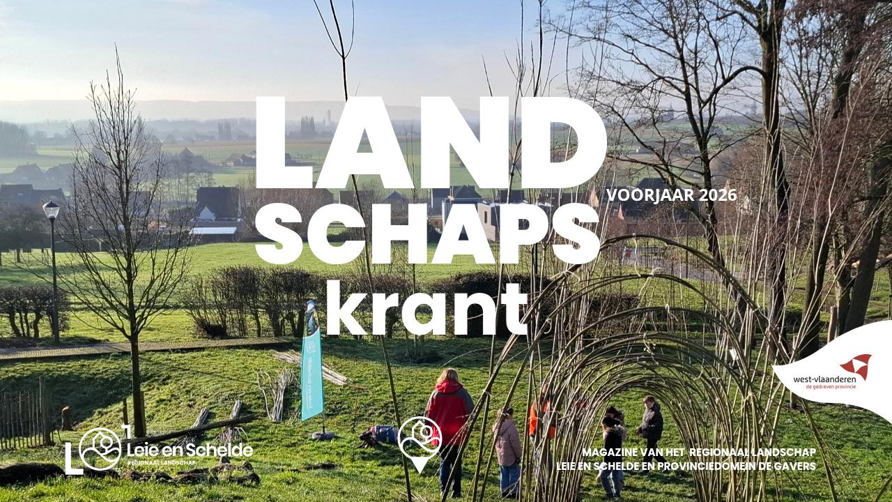 Intro pagina - Landschapskrant Leie en Schelde Voorjaar 2026