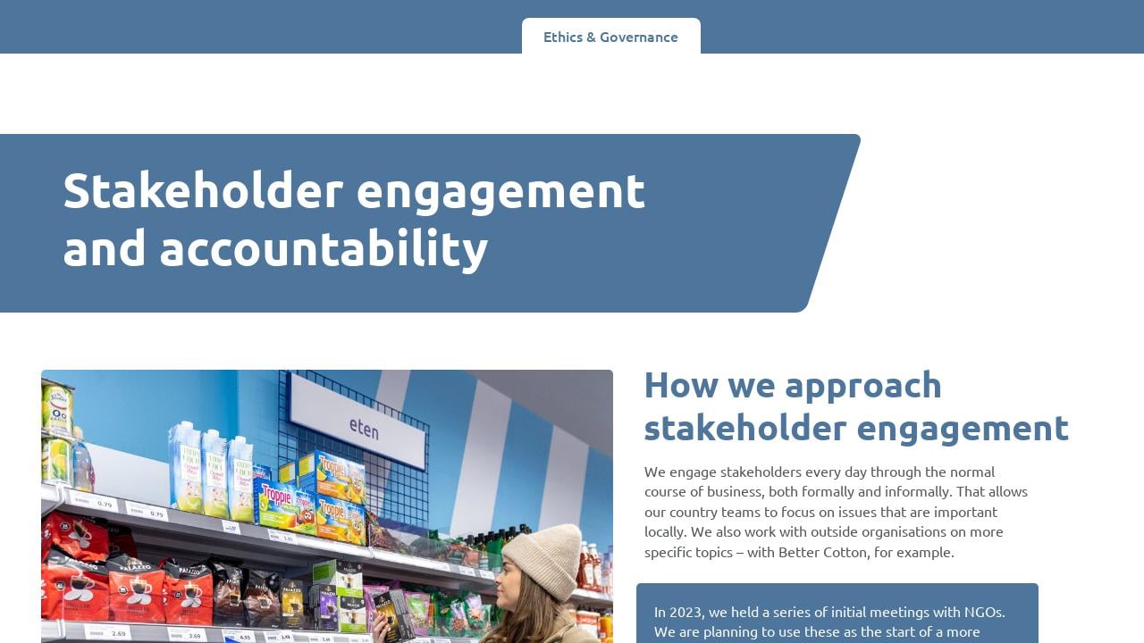 Stakeholder engagement and accountability - Update2023