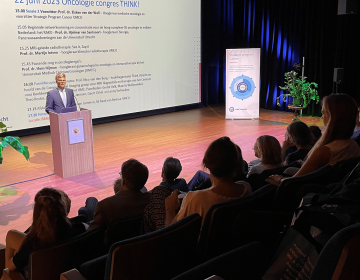 Opening Oncologie-congres in Bibliotheek Neude in Utrecht, 22 juni