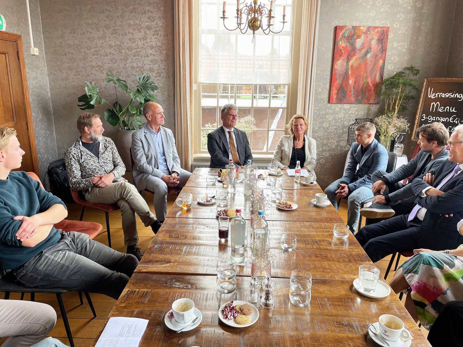 Op 10 februari was de aftrap van de verkiezingscampagne in Amersfoort: alle deelnemende partijen waren erbij.