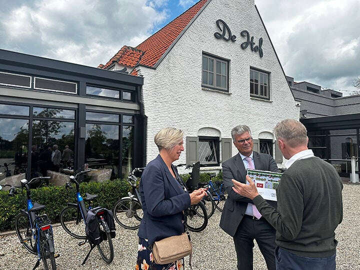 Impressie bezoek bij agrariër Jan Versluis