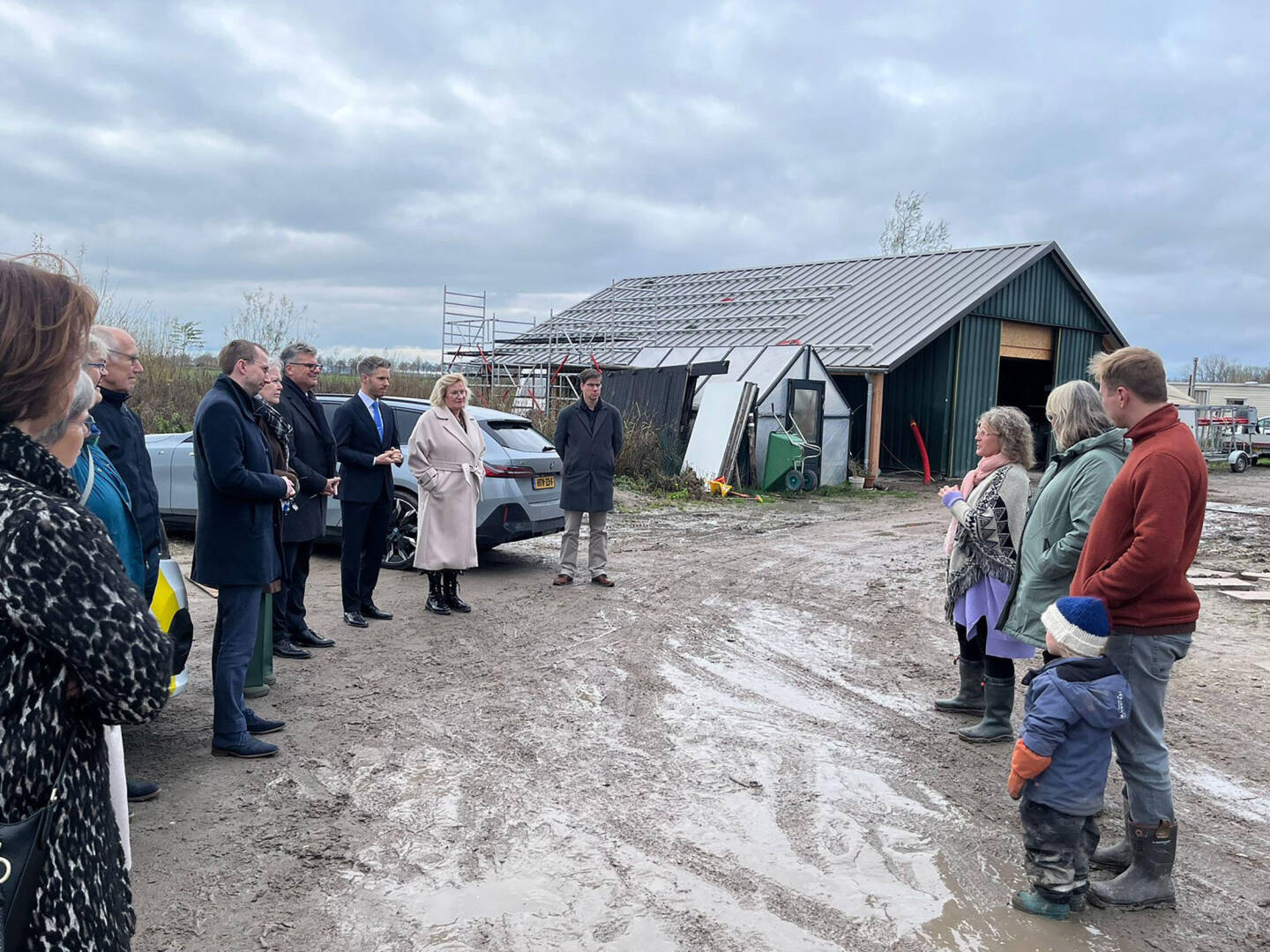 Impressie bezoek bij agrari&euml;r Jan Versluis