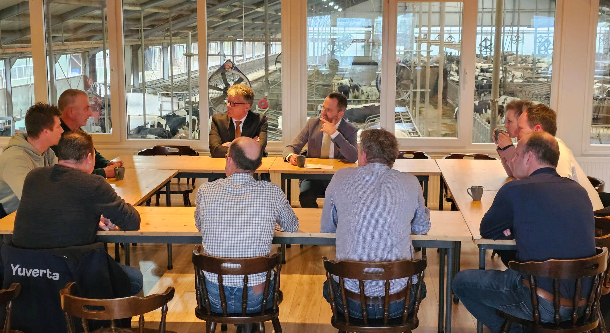 Impressie bezoek bij agrari&euml;r Jan Versluis