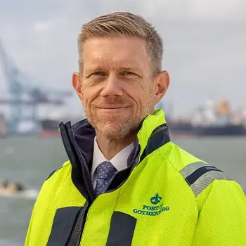 Bild p&aring; G&ouml;ran Eriksson, VD p&aring; G&ouml;teborgs hamn AB.
