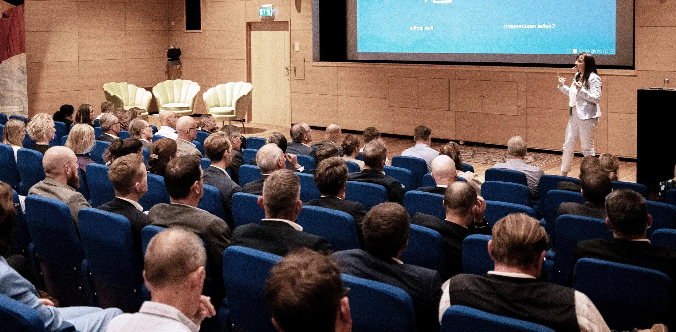 Person giving a presentation at the conference.