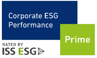 ISS ESG rating Prime badge